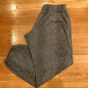 Monrow Snakeskin Sweatpant